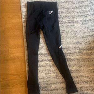 Gymshark seamless knit cropped leggings size M